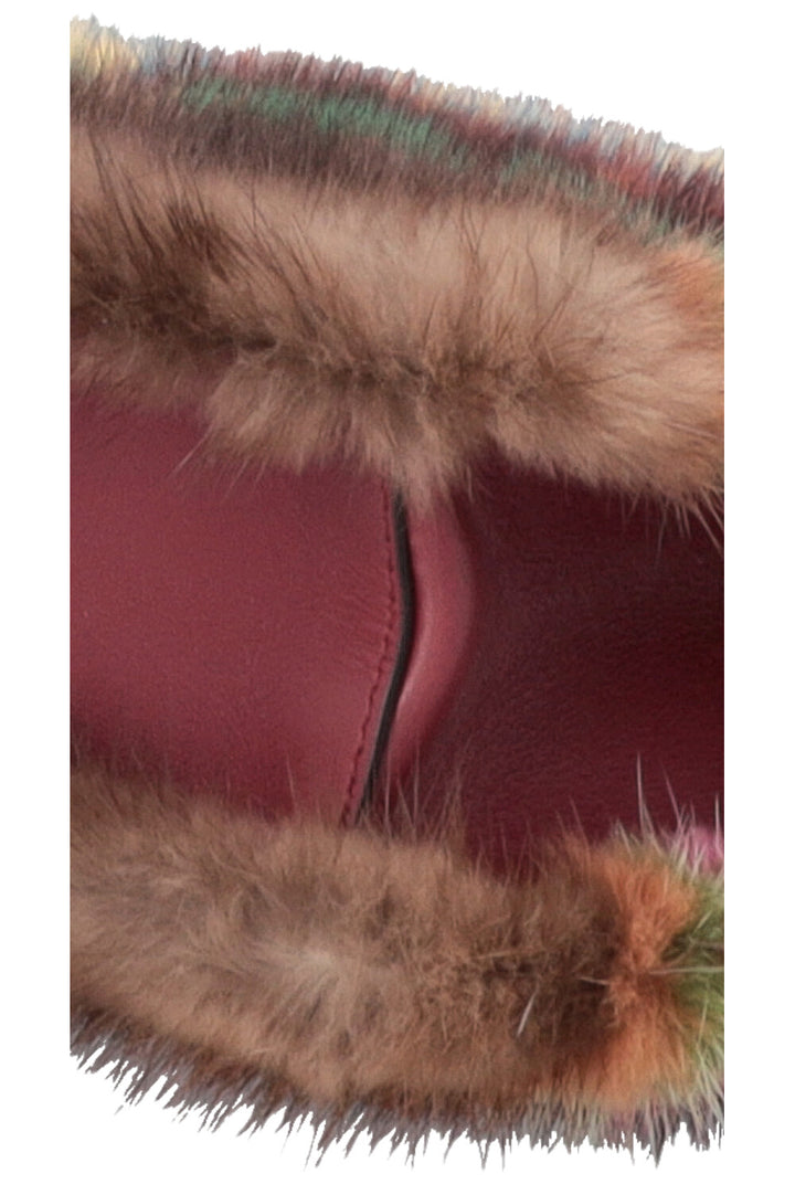 Sac bandoulière VALENTINO en vison marron multicolore