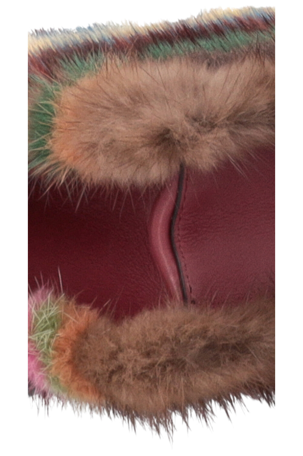 Sac bandoulière VALENTINO en vison marron multicolore