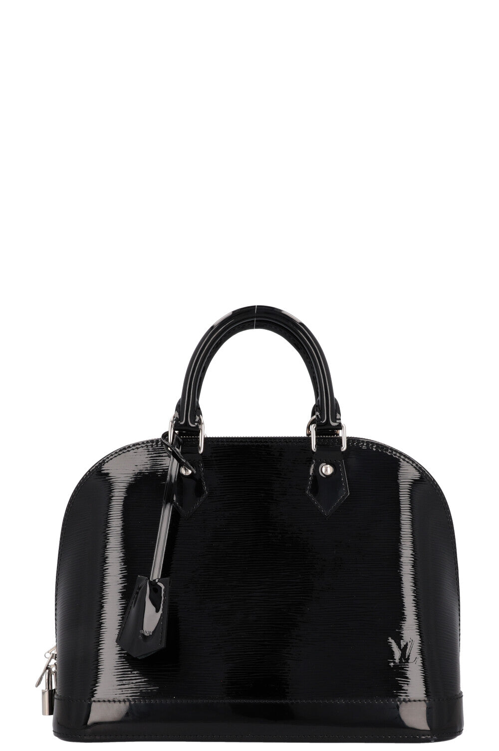 LOUIS VUITTON Alma PM Epi Vernis Black