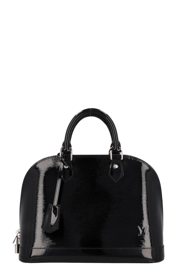 LOUIS VUITTON Alma PM Epi Vernis Black