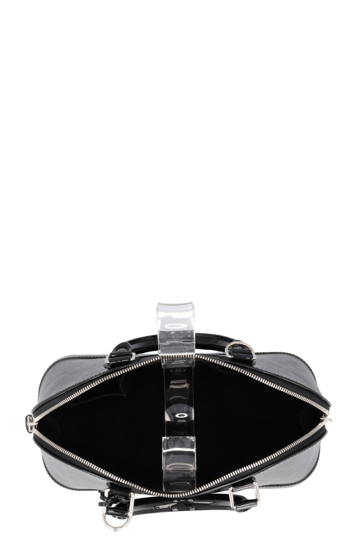 LOUIS VUITTON Alma PM Epi Vernis Black