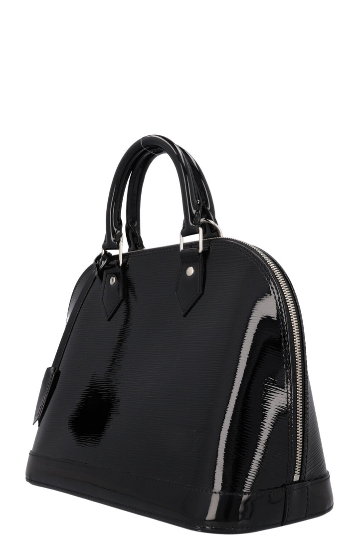 LOUIS VUITTON Alma PM Epi Vernis Black