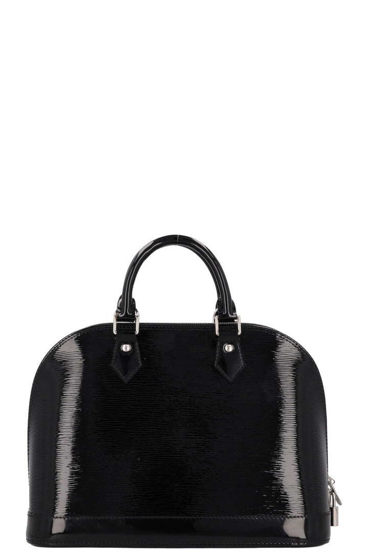 LOUIS VUITTON Alma PM Epi Vernis Black