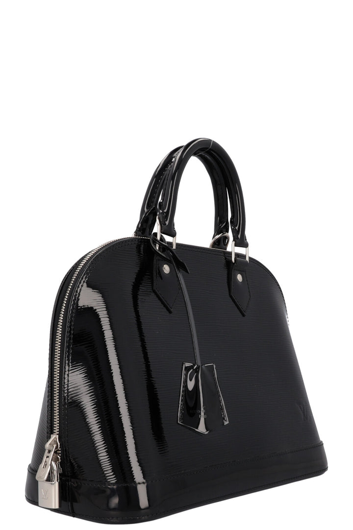 LOUIS VUITTON Alma PM Epi Vernis Black