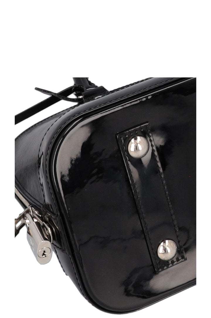 LOUIS VUITTON Alma PM Epi Vernis Black