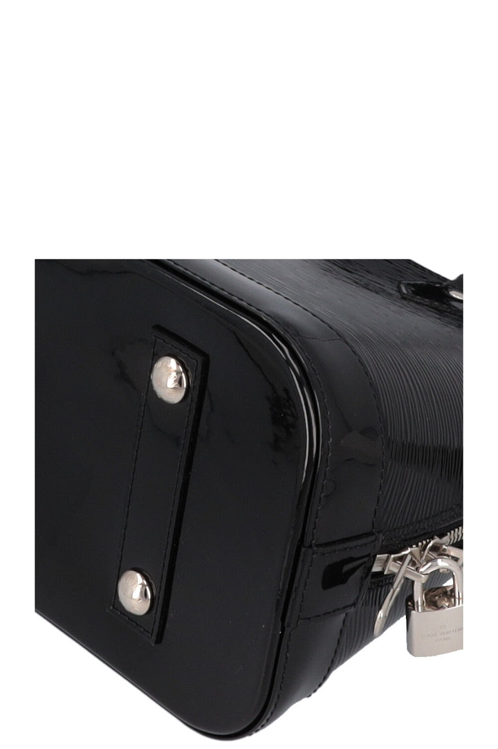 LOUIS VUITTON Alma PM Epi Vernis Black
