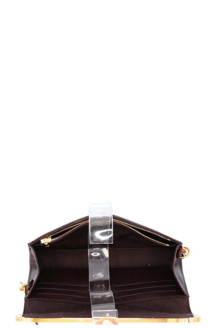 LOUIS VUITTON Rossmore Bag Vernis Amarante