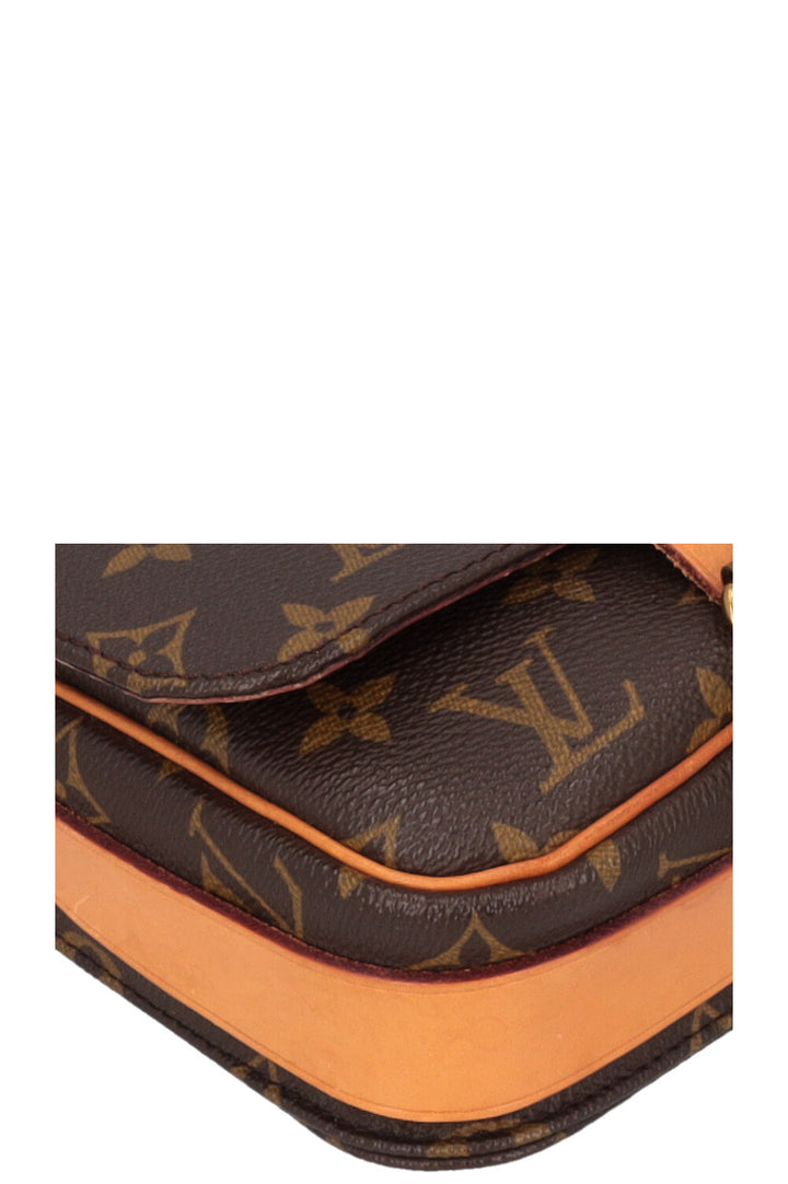 LOUIS VUITTON Cartouchiere PM Crossbody Bag MNG Canvas