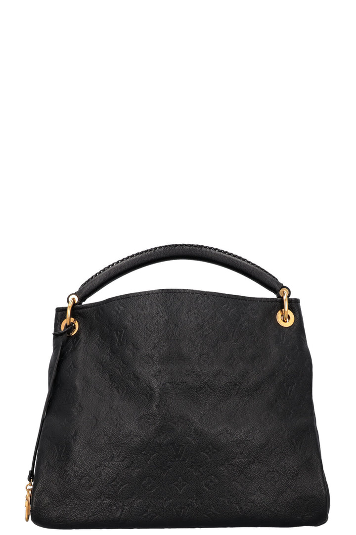 LOUIS VUITTON Artsy MM Hobo Bag Empreinte Black