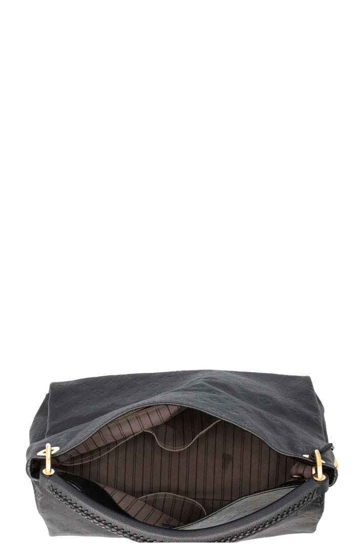 LOUIS VUITTON Artsy MM Hobo Bag Empreinte Black