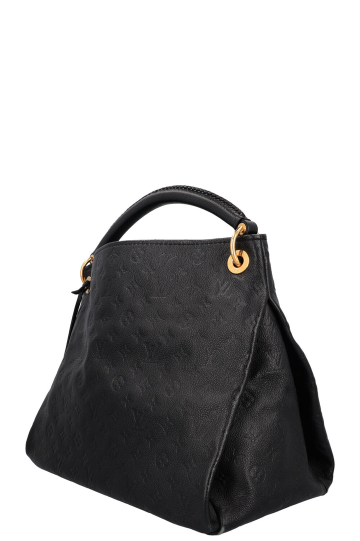 LOUIS VUITTON Artsy MM Hobo Bag Empreinte Black