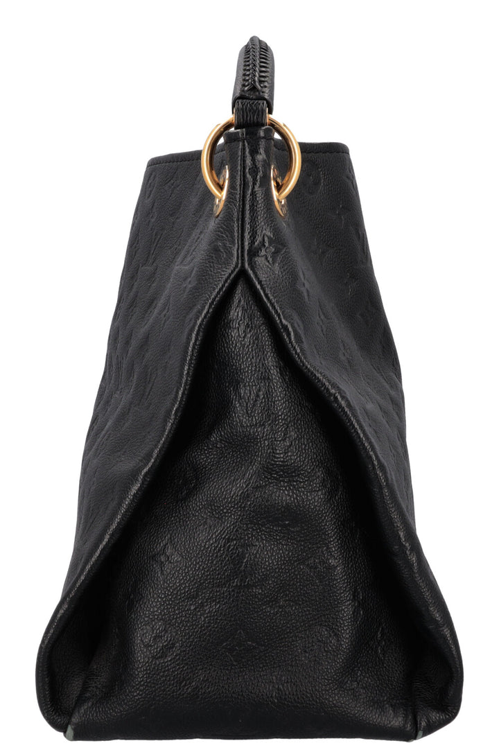LOUIS VUITTON Artsy MM Hobo Bag Empreinte Black