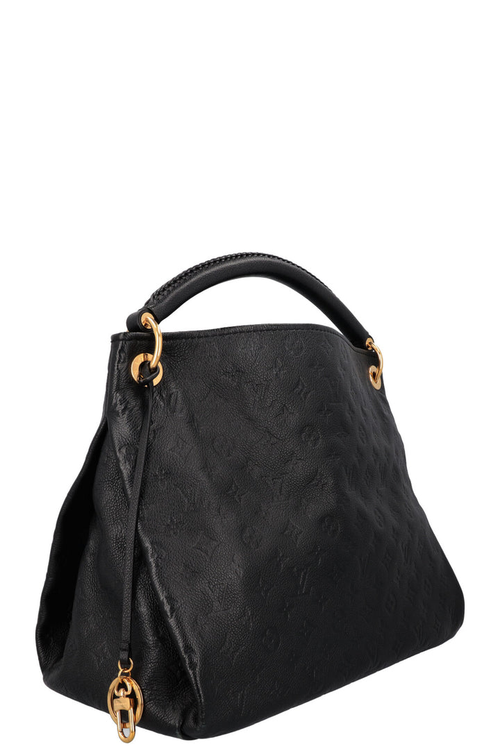 LOUIS VUITTON Artsy MM Hobo Bag Empreinte Black