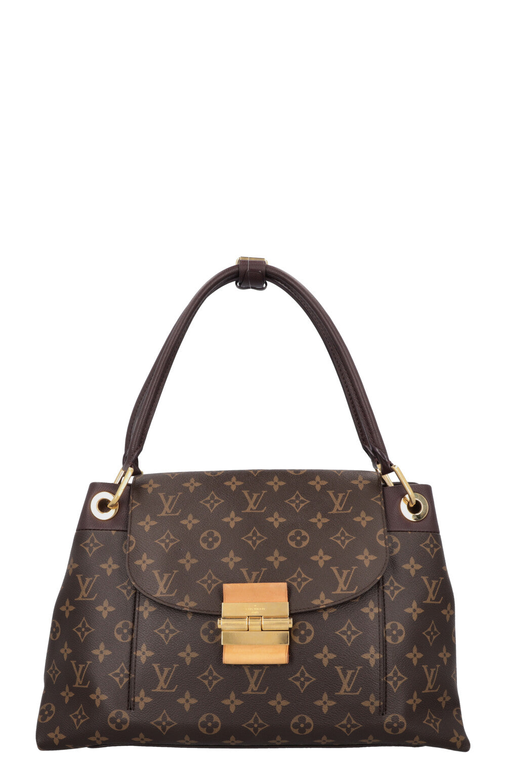 LOUIS VUITTON Olympe Avane Shoulder Bag MNG Canvas