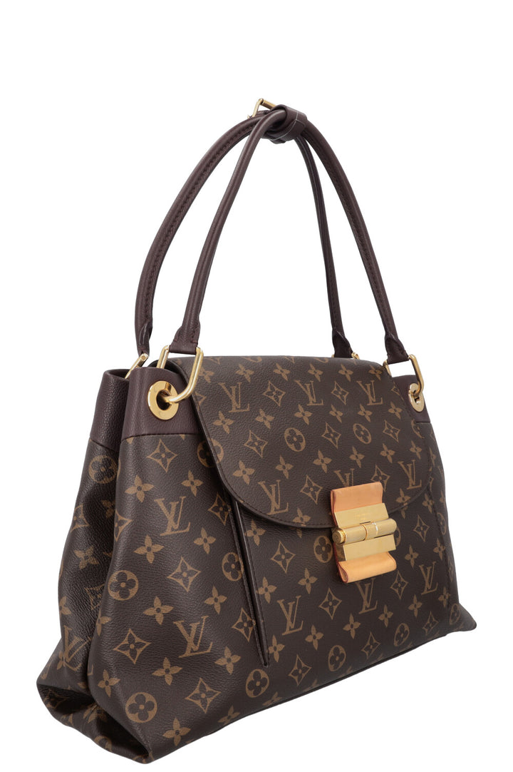 LOUIS VUITTON Olympe Avane Shoulder Bag MNG Canvas