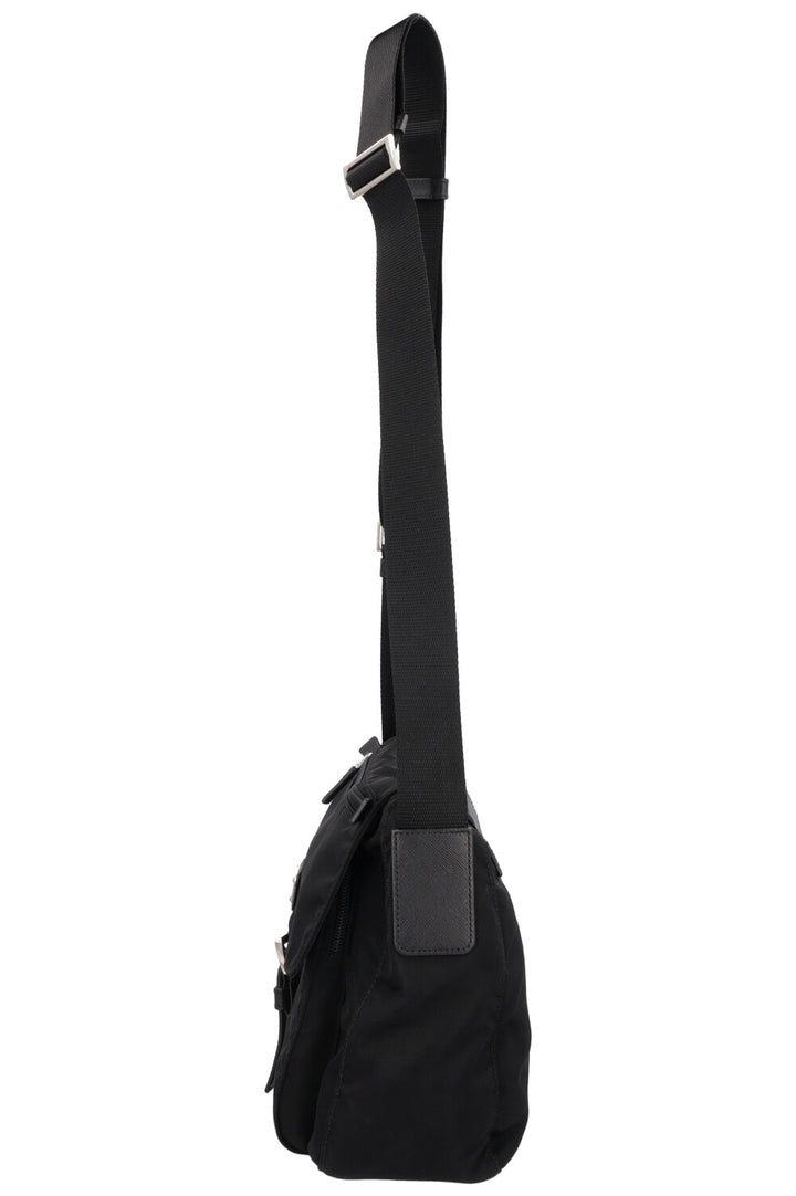 PRADA Nylon Messenger Bag Black