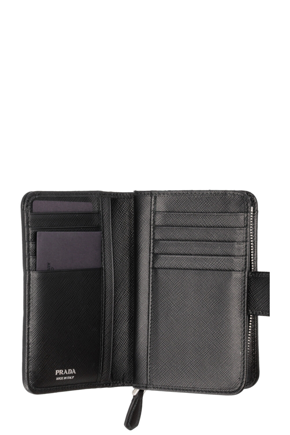 PRADA Portefeuille Logo Nylon Noir