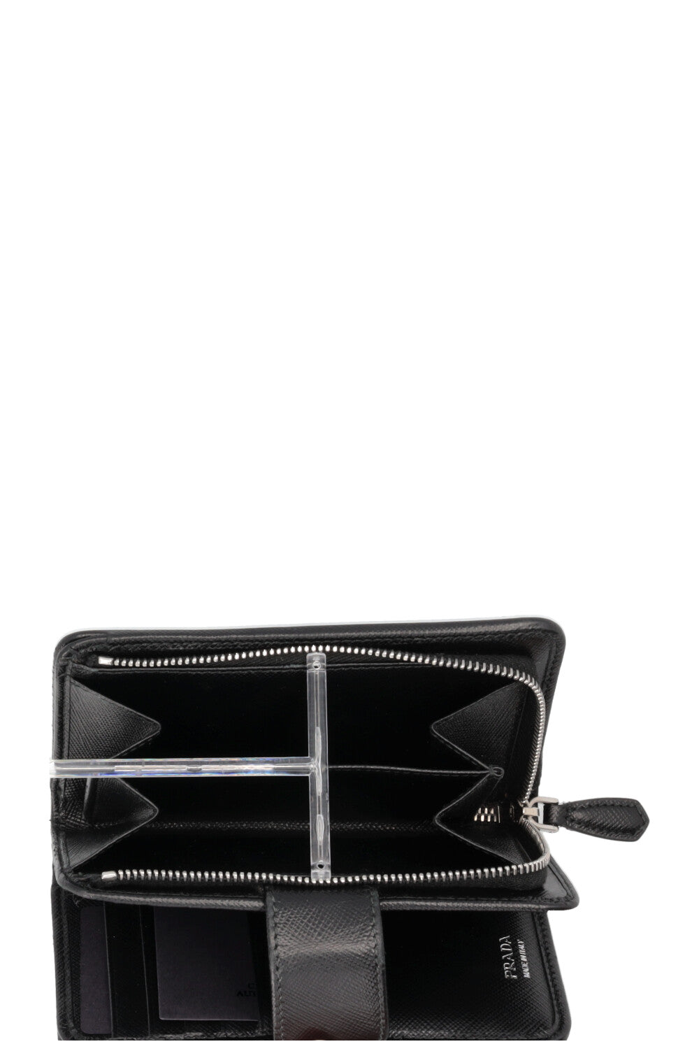 PRADA Portefeuille Logo Nylon Noir