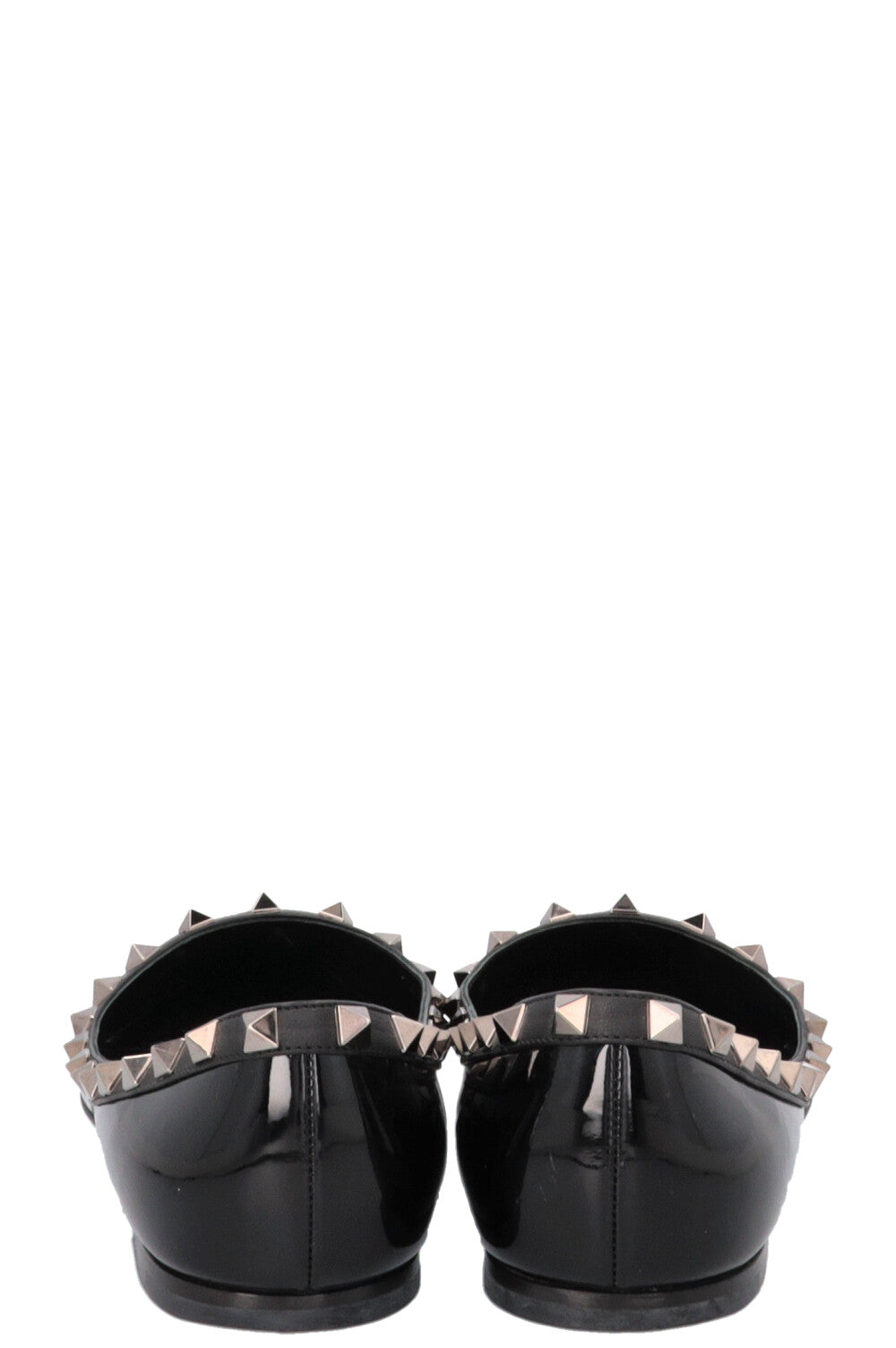 VALENTINO Rockstud Flats Patent Black