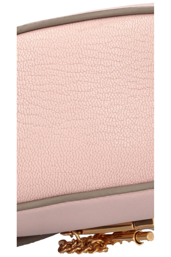 Sac bandoulière CHLOE Drew en autruche rose poudré