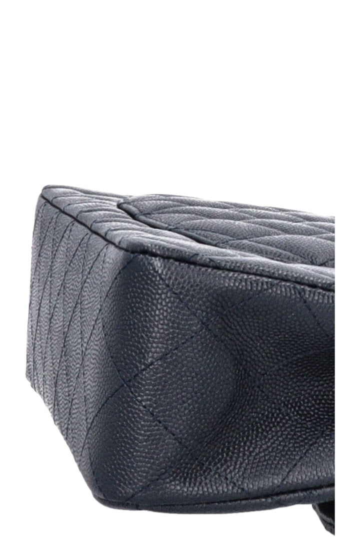 CHANEL Small Classic Double Flap Caviar Navy
