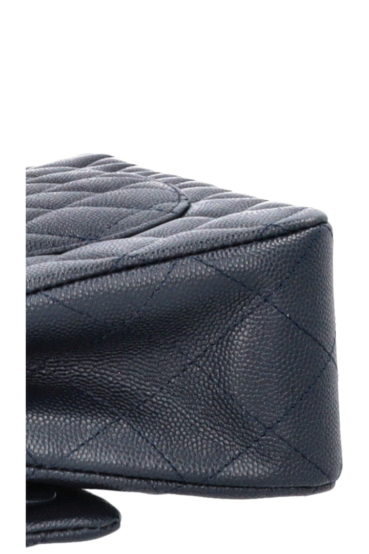 CHANEL Small Classic Double Flap Caviar Navy