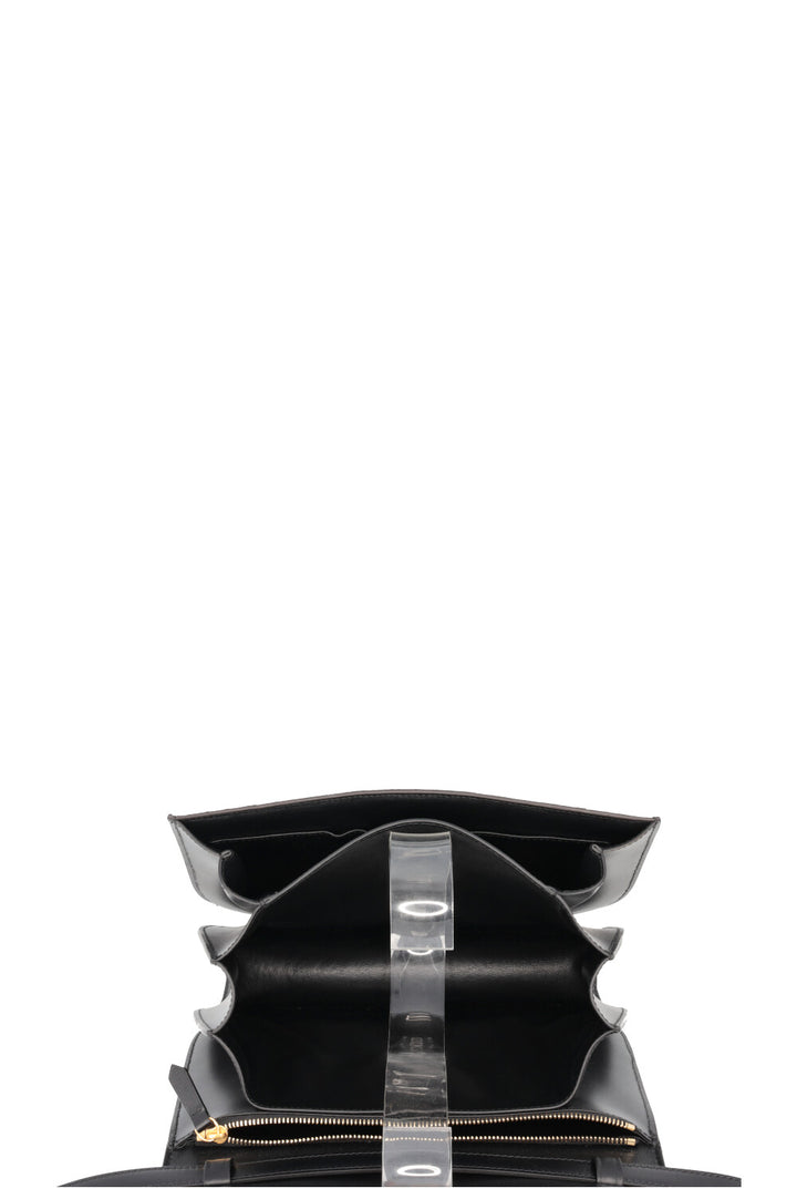 CELINE Classic Box Bag Python Navy White