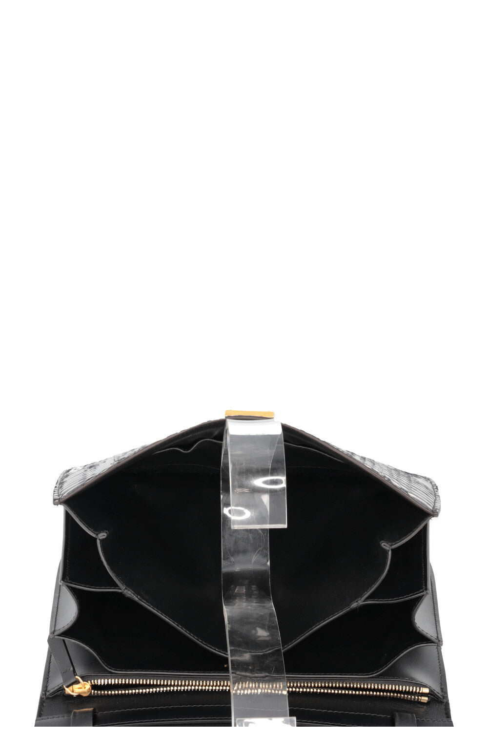CELINE Classic Box Bag Python Navy White