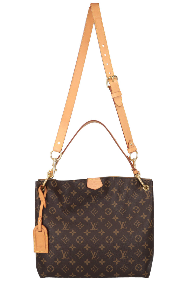 LOUIS VUITTON Graceful MM Shoulder Bag MNG Canvas