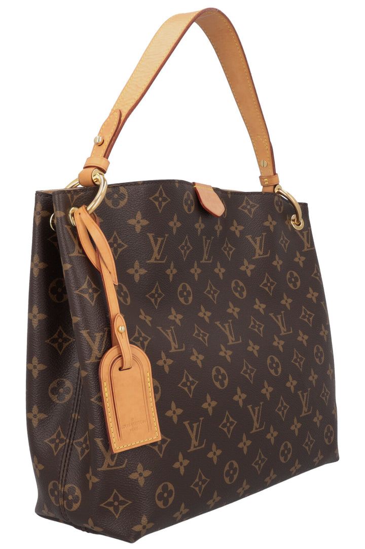 LOUIS VUITTON Graceful MM Shoulder Bag MNG Canvas