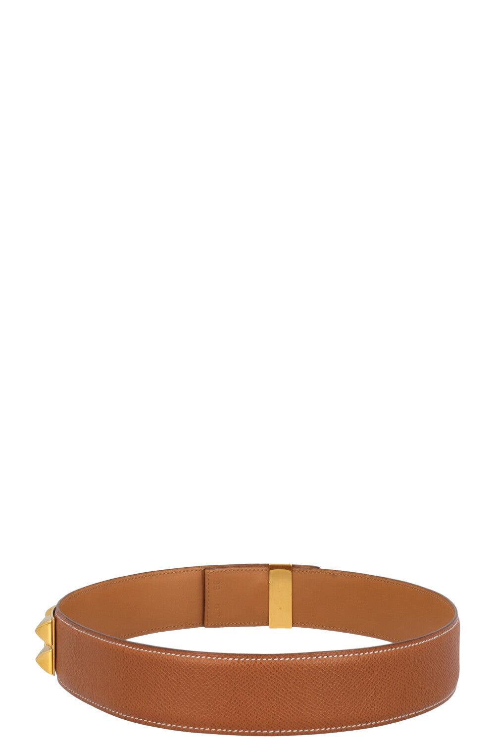 HERMES Collier de Chien Belt Gold