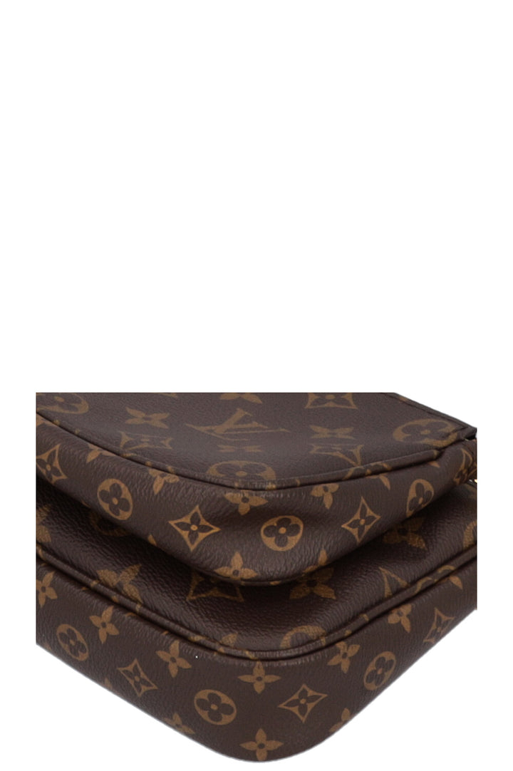 LOUIS VUITTON Multi Pochette Bag MNG Canvas