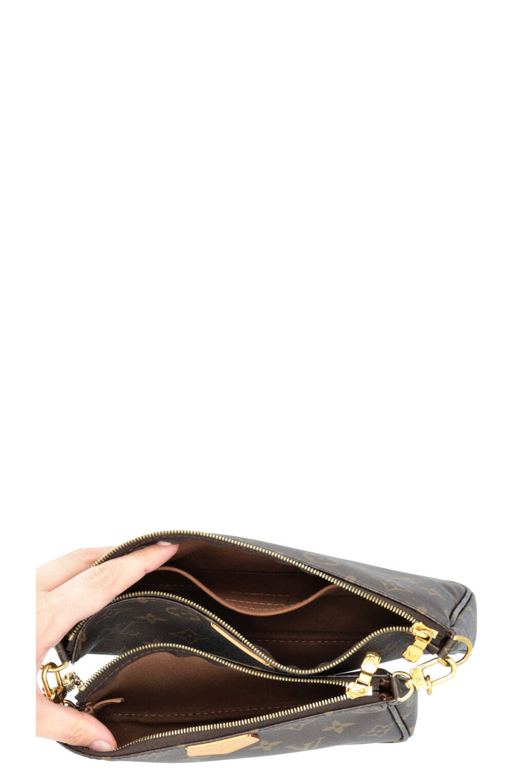 LOUIS VUITTON Multi Pochette Bag MNG Canvas