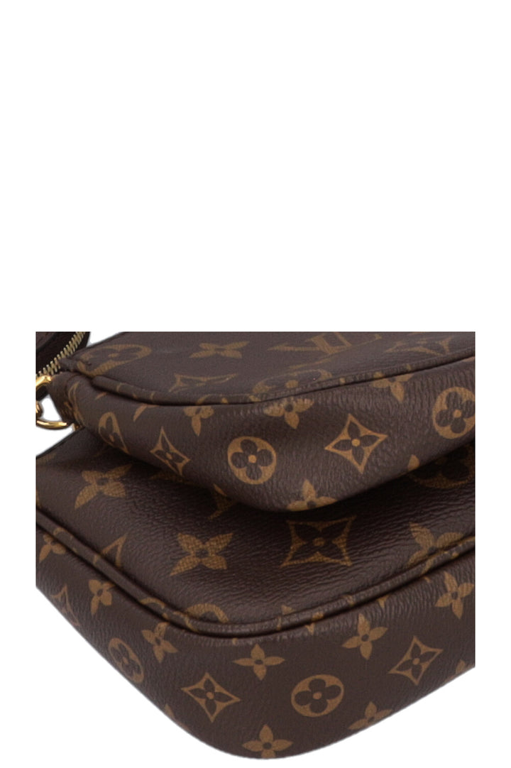 LOUIS VUITTON Multi Pochette Bag MNG Canvas