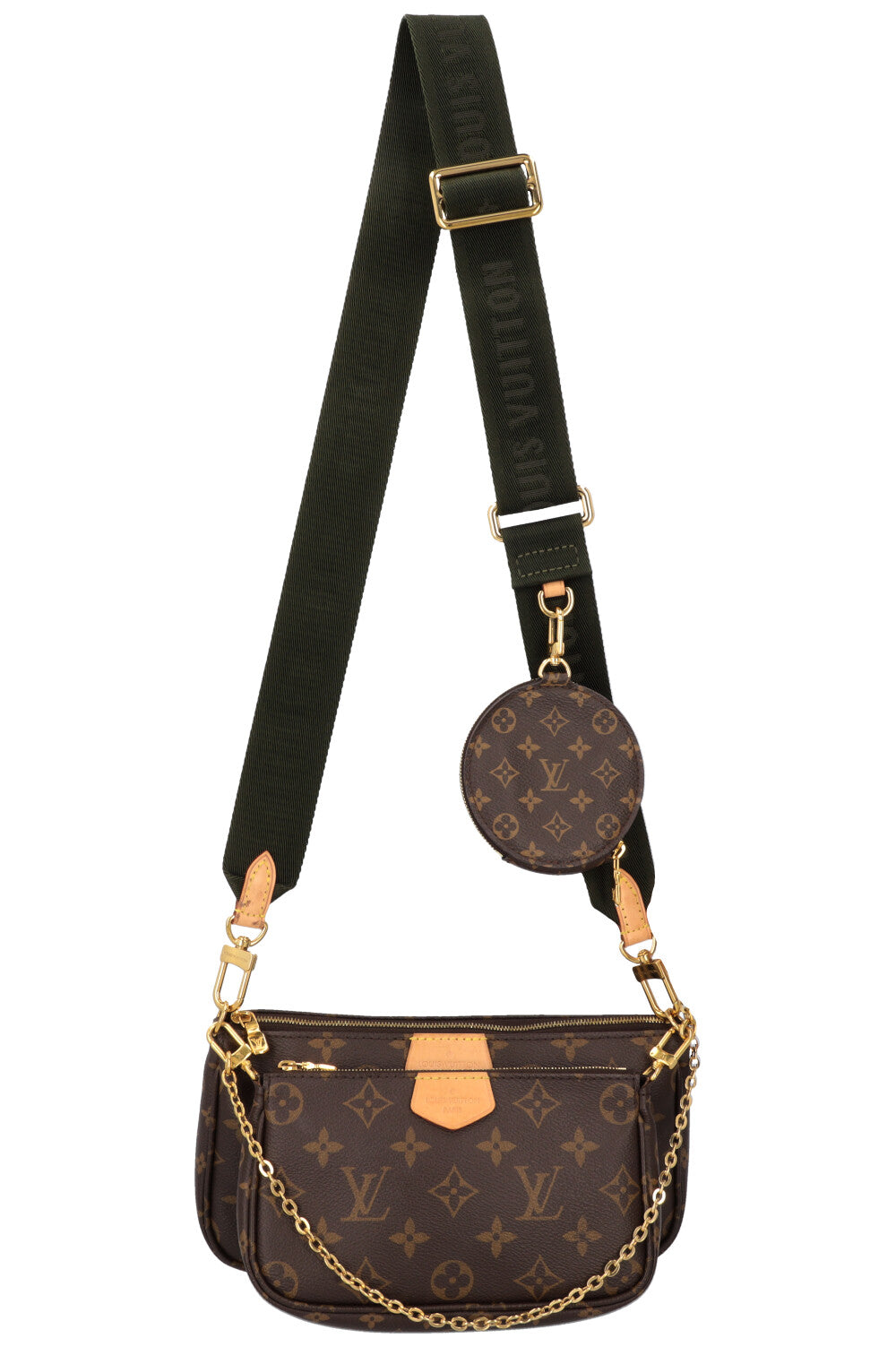 LOUIS VUITTON Multi Pochette Bag MNG Canvas