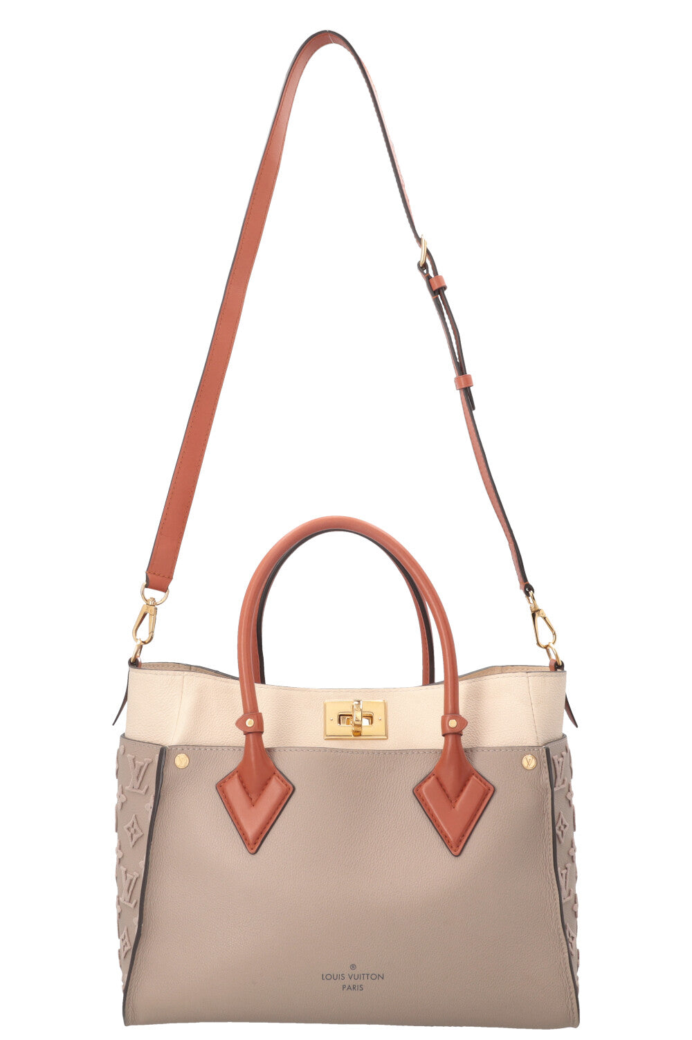 LOUIS VUITTON On My Side Cabas MM Galet