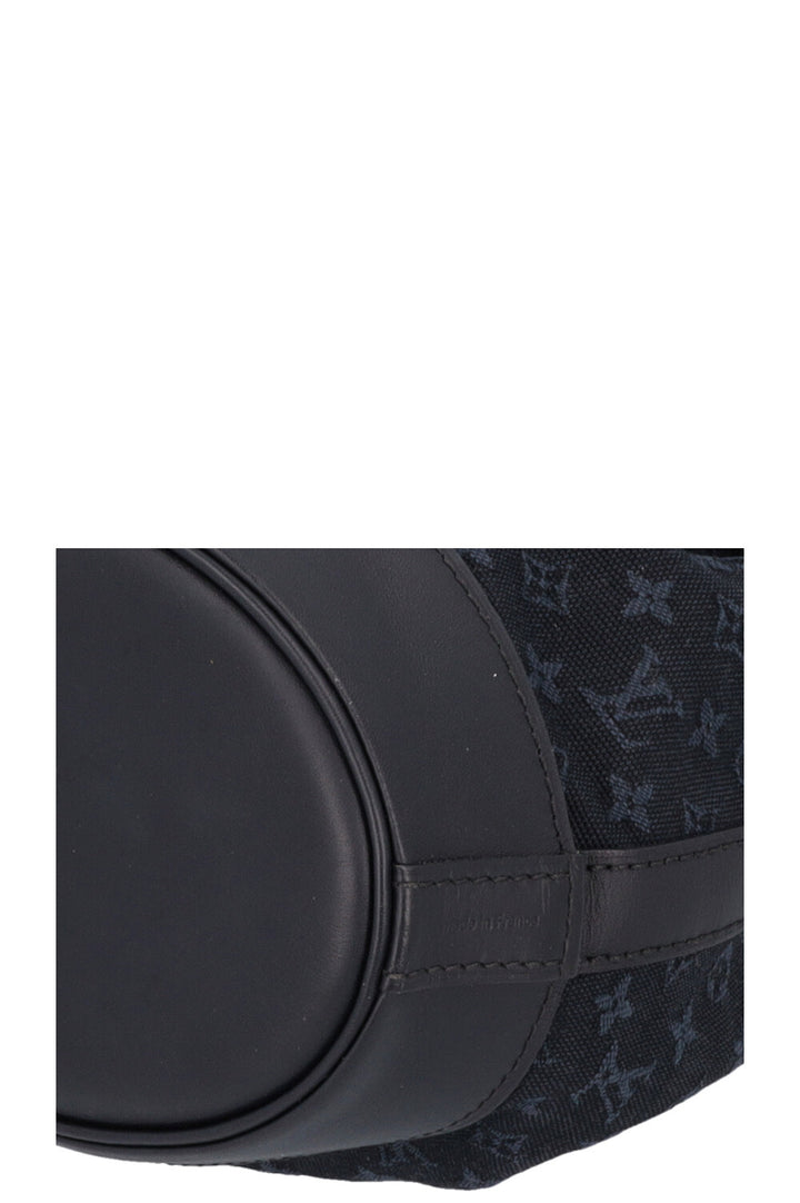 LOUIS VUITTON 2003 Noé Bucket Bag Denim Navy