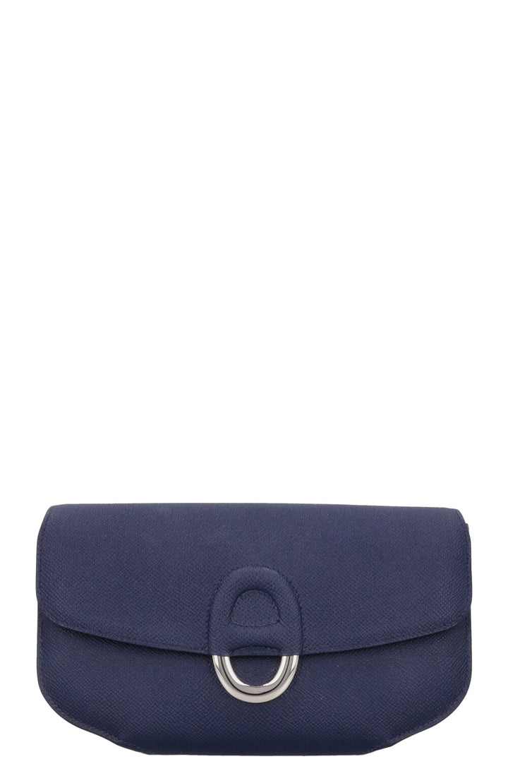 HERMÈS Cherche Midi 22 Pochette Epsom Navy