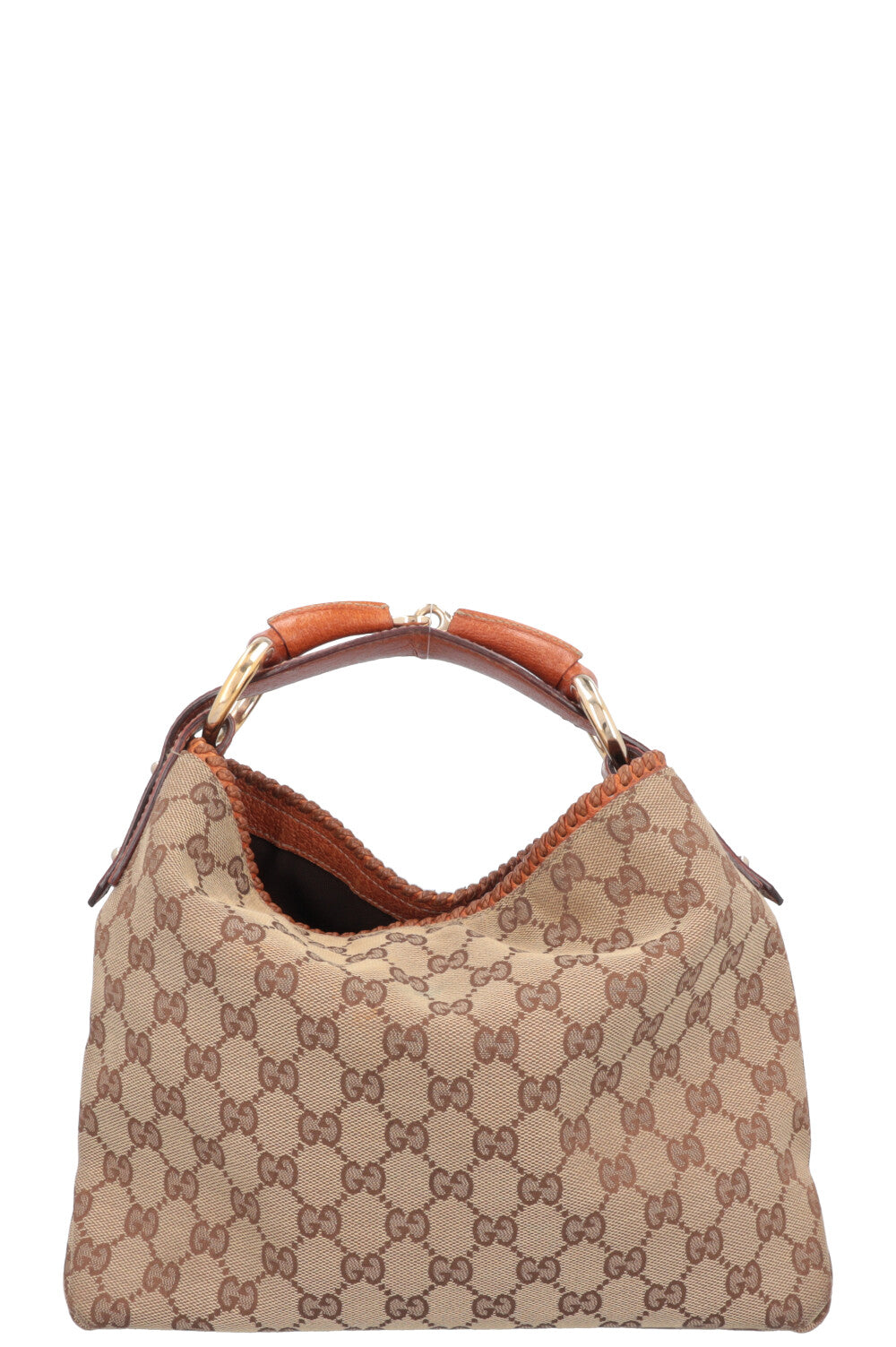 GUCCI GG Supreme Horsebit Mini Hobo