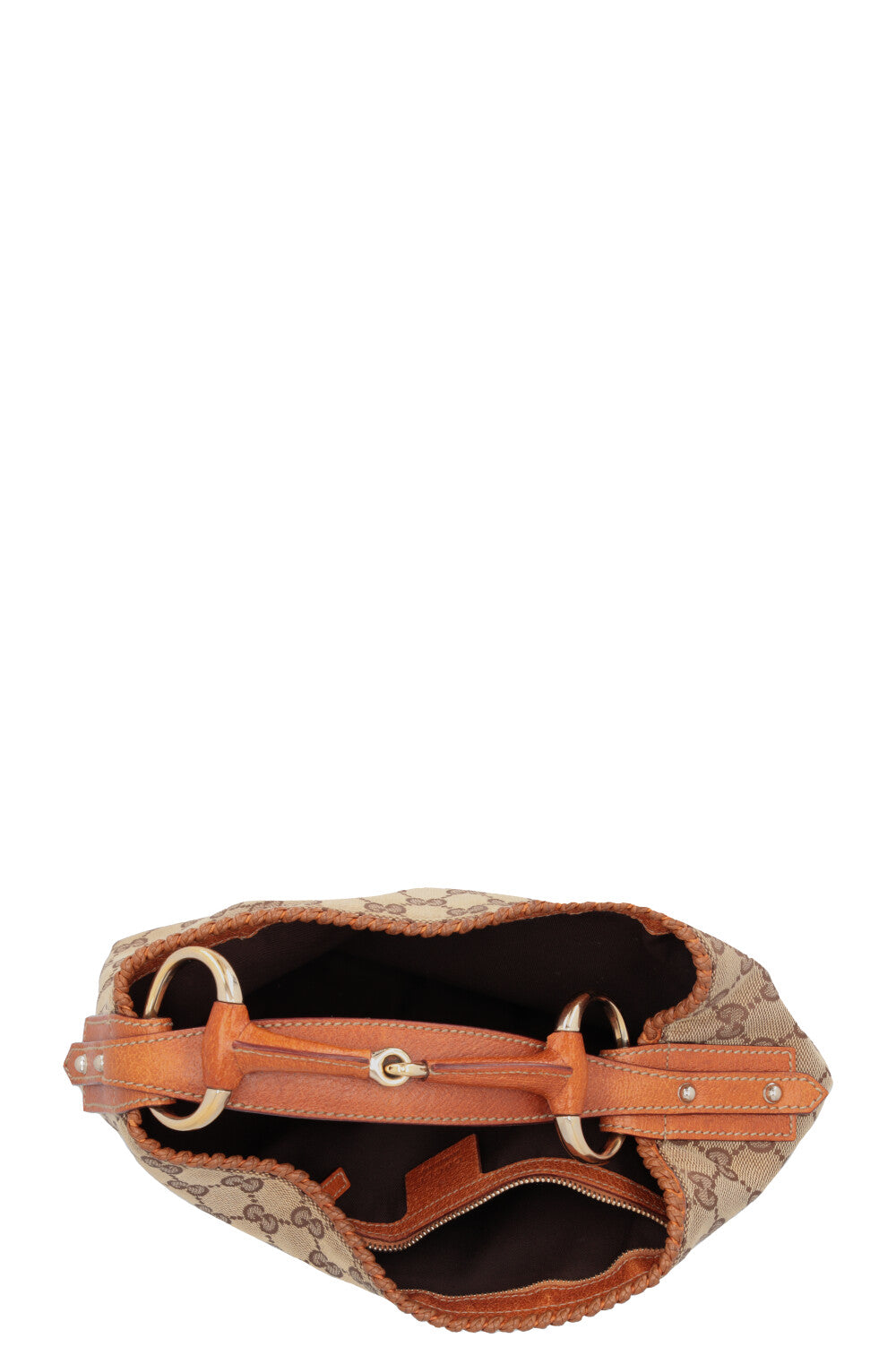 GUCCI GG Supreme Horsebit Mini Hobo