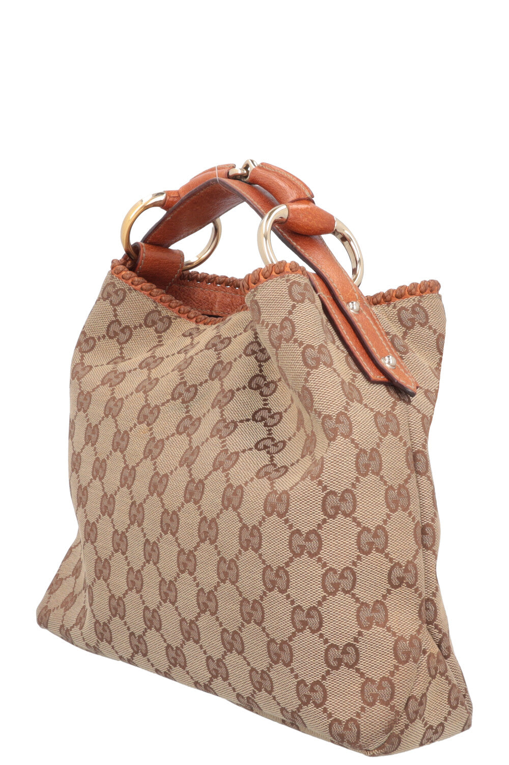GUCCI GG Supreme Horsebit Mini Hobo