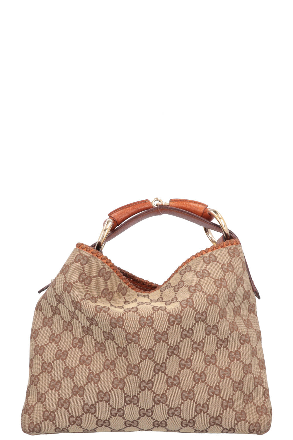 GUCCI GG Supreme Horsebit Mini Hobo