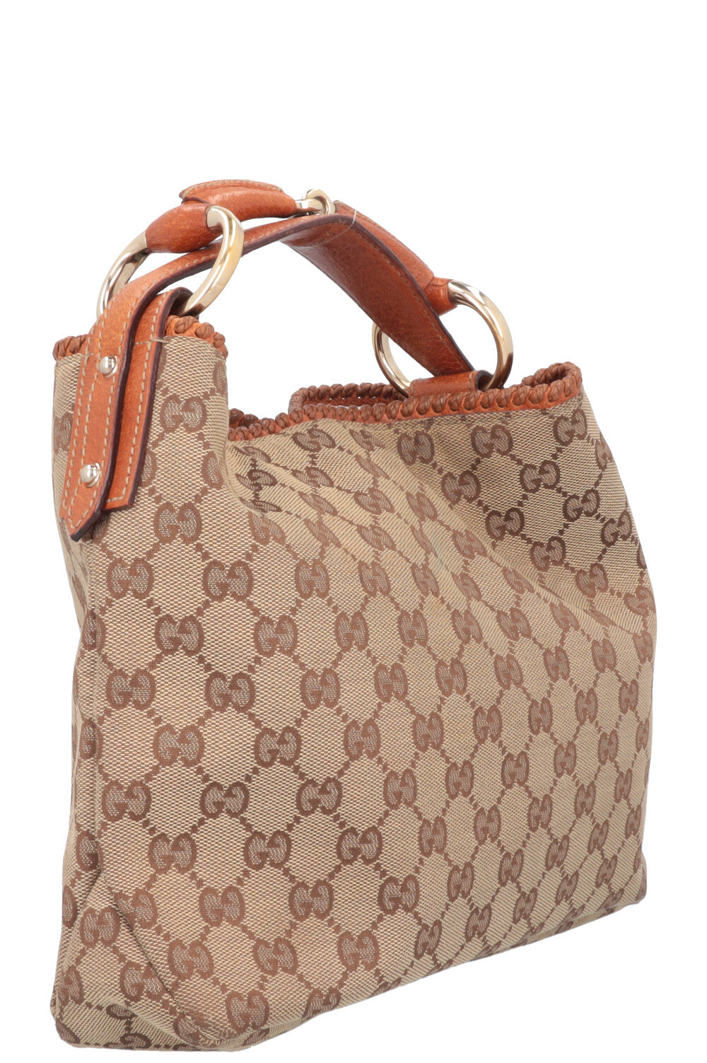 GUCCI GG Supreme Horsebit Mini Hobo