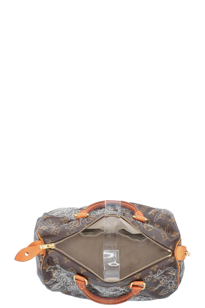 LOUIS VUITTON Dentelle Speedy 30 MNG Canvas