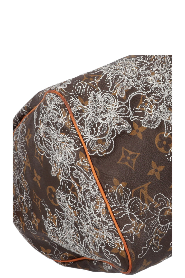 LOUIS VUITTON Dentelle Speedy 30 MNG Canvas