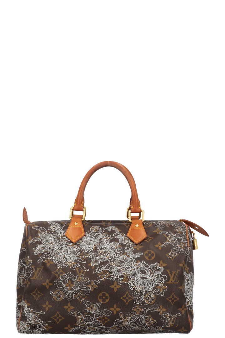 LOUIS VUITTON Dentelle Speedy 30 MNG Canvas