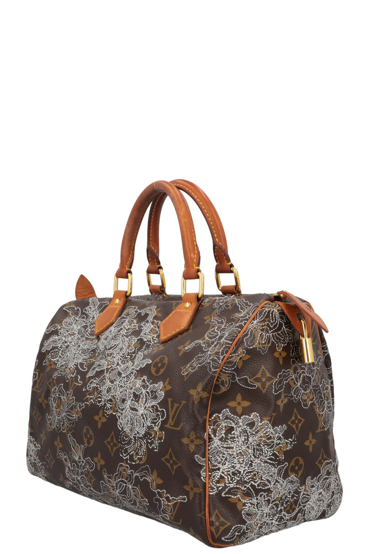LOUIS VUITTON Dentelle Speedy 30 MNG Canvas