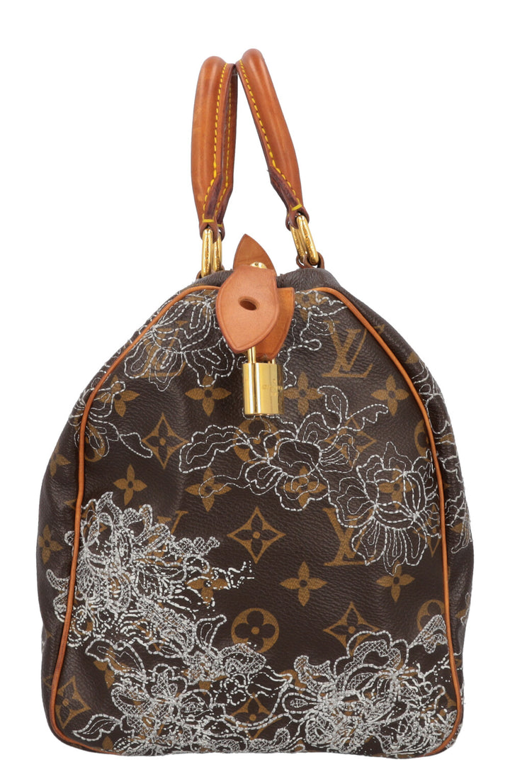 LOUIS VUITTON Dentelle Speedy 30 MNG Canvas