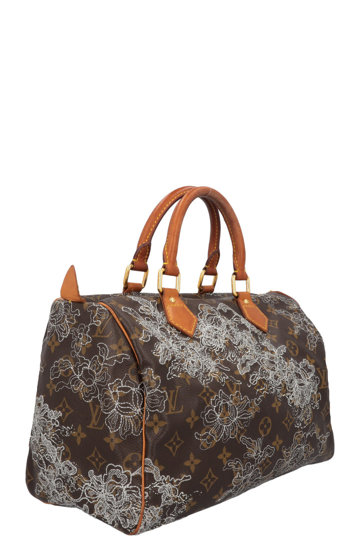 LOUIS VUITTON Dentelle Speedy 30 MNG Canvas