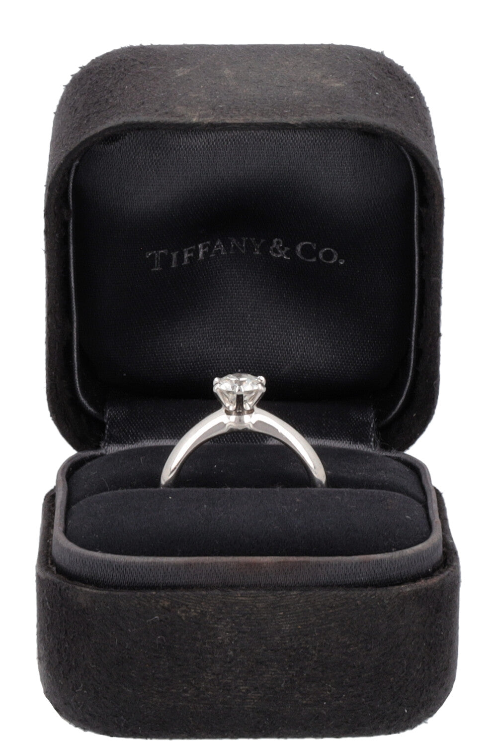 TIFFANY&CO. Solitaire Ring Diamond Platinum